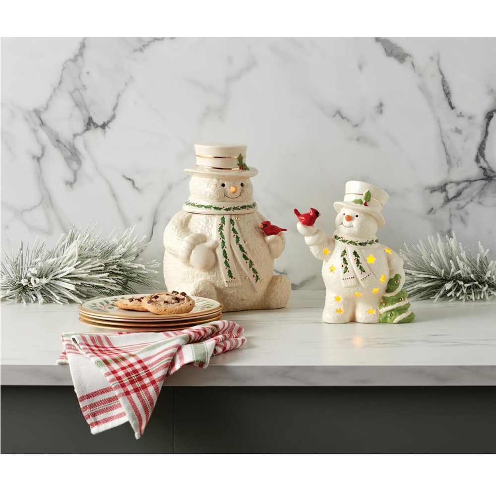 Happy Holly Days Light-Up Figurine (NIB)